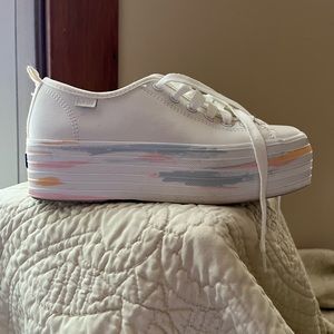 keds marbled platforms - size 5 - barely worn